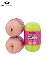 SMT1941 - Cốc thủ dâm mini 2 đầu Lovetoy chất liệu silicon mềm dẻo