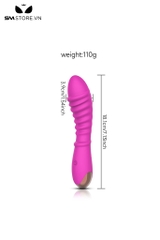 SMT2797 - Máy rung xoay đầu dương vật vân ngang dài 18cm