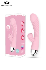 SMT2794 - Máy rung 2 đầu vân ngang có lưỡi liếm sạc điện