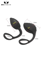 SMT2957 - Đồ chơi hậu môn butt plug kèm vòng khéo tinh silicon