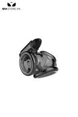 SMT799 - Vòng đeo dương vật silicon có rung màu đen dài 70mm