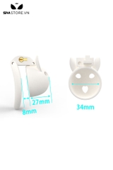 SMT2684 - Khóa dương vật bằng nhựa nắp nồi ngụy trang con thỏ