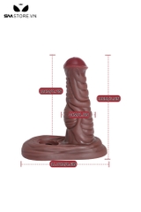 SMT2310 - Dương vật giả silicon có phần đế to và dính tường dài 17.5cm