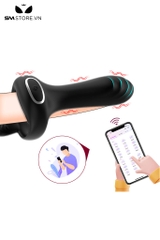 SMT1201 - Vòng rung tình yêu có 9 tần số kèm dương vật silicon