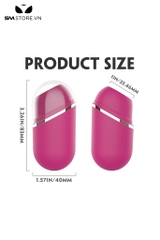 SMT1549 - Máy rung âm vật mini silicon có 9 chế độ sạc điện dài 8.3cm