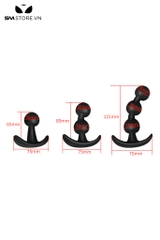 SMT2958 - Anal bead đồ chơi hậu môn silicon mềm có 3 size