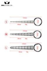 SMT2198 - Sounding thanh niệu đạo inox cao cấp không gỉ dài 9cm