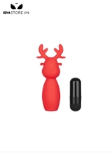 SMT2066 - Máy rung mini hình con hưu đỏ dài 8.4cm chất liệu silicon