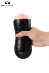 SMT2432 - Cốc thủ dâm 2 đầu âm đạo và miệng có thể tháo rời dài 21.5cm