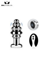 SMT973 - Butt plug phích cắm hậu môn inox có điều khiển từ xa
