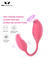 SMT1316 - Trứng rung 2 đầu với 8 tần số và 5 chế độ hút dài 249mm