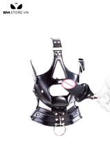 SMT229 - Dụng cụ bằng miệng mouth gag dây đai ở sau kèm dương vật
