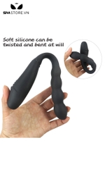 SMT1602 - Máy rung 2 đầu silicon hình chữ U có 10 chế độ dài 11.8cm