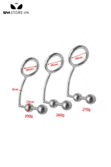 SMT2252 - Vòng đeo dương vật có anal hook 2 tầng inox không gỉ