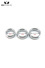 SMT558 - Vòng đeo dương vật inox sáng bóng bản to dày với 3 size