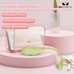 SMT1248 - Trứng rung silicon mini cỏ mầm có 9 tần số chống nước