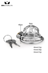 SMT2707 - Khóa dương vật inox hoa hướng dương có 4 size