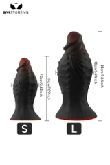 SMT2304 - Dương vật giả hình con cá lóc silicon mềm dẻo có 2 size