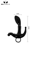SMT2150 - Anal play hậu môn có vân ngang chất liệu silicon mềm dài 11cm