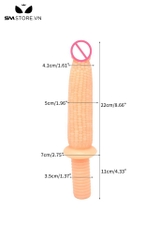 SMT2664 - Dương vật silicon mềm dẻo ngụy trang trái bắp dài 33cm