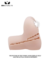 SMT2077 - Âm đạo giả silicon có rung đa chế độ và lông dài 14.5cm