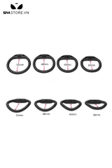 SMT2677 - Khóa dương vật nhựa tổ ong nhỏ vòng cung có 4 size