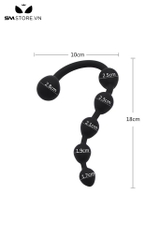 SMT2425 - Anal bead silicon mềm dạng chuỗi 5 hạt dài 28cm