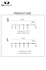 SMT2201 - Souding que niệu đạo inox với chuỗi 5 hạt có 2 size