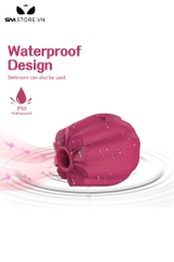 SMT2290 - Máy rung hút hình bông hoa hồng có 10 chế độ dài 6.5cm