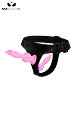 SMT1254 - Dương vật giả dài 14 và 18cm dành cho les 2 đầu liền quần