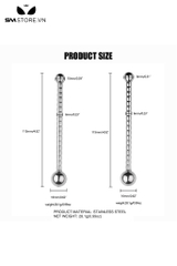 SMT2206 - Ống niệu đạo inox cao cấp đầu tròn dài 115mm