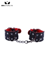 SMT2459 - Còng tay tình yêu đính đinh tán có nấc điều chỉnh dài 25cm