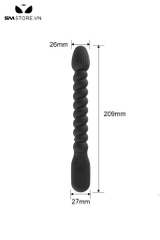 SMT1691 - Anal blug silicon hình xoắn ốc rung 10 chế độ dài 20.9cm