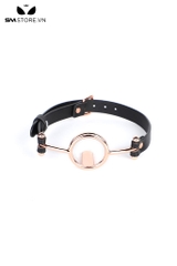 SMT225 - Đồ bịt miệng ring gag cố định lưỡi với khóa cài sau