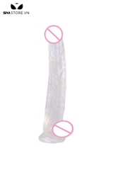 SMT1620 - Dương vật giả silicon mềm dẻo dài 34cm có gân nổi