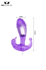 SMT2535 - Máy rung hậu môn silicon mềm có gai dài 143mm