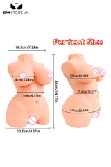 SMT2524 - Búp bê tình dục mini nửa người dài 36cm chất liệu silicon