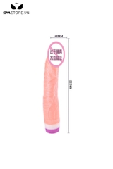 SMT126 - Dildo nhựa với thiết kế dạng thanh rung xoay dài 21cm