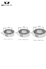 SMT2474 - Tạ đeo dương vật bằng inox cao cấp có thể tháo rời