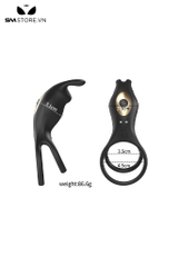 SMT797 - Vòng rung đeo dương vật silicon màu đen đường kính 40mm