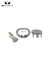 SMT166 - Khóa trinh tiết nam inox dạng lồng lỗ tròn với 3 size