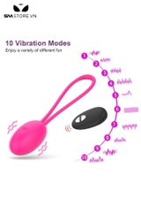 SMT2723 - Máy rung mini silicon có 10 tần số dài 16.3cm chống nước