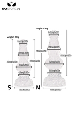 SMT2166 - Phích cắm hậu môn xoắn ốc dính tường có 2 kích cỡ