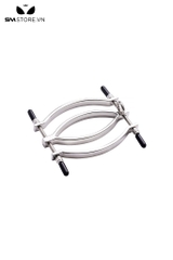 SMT261 - Kẹp mép âm hộ chất liệu kẽm dài 7.2cm màu trắng