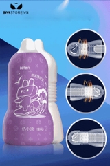 SMT772 - Cốc thủ dâm Leten ngụy trang bình sữa dài 116mm có núm vú