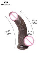 SMT2274 - Dương vật giả khổng lồ Châu Phi đế hít tường dài 20.1cm