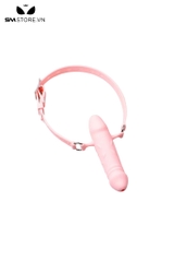 SMT485 - Penis gag silicon thiết kế dildo 2 đầu dài 9cm