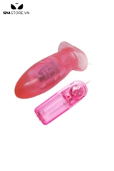 SMT1974 - Máy rung hậu môn silicon có dây điều khiển bằng núm xoay