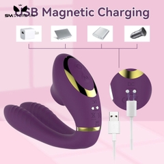 SMT1129 - Máy rung silicon massage âm vật và núm vú điều khiển qua APP