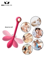 SMT412 - Que rung massage với thiết kế thuôn dài với silicon siêu mềm